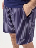 Tennis Kurze Hose Yonex Stripped Shorts 15135 blau
