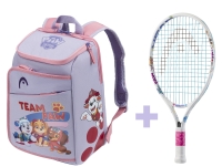 Kinder Tennisschläger Head Paw 19 weiss + Kids Backpack Paw Patrol Kinder Tennisschläger Head Paw 19 weiss + Kids Backpack Paw Patrol