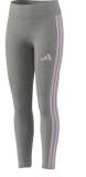 Mädchen Leggins Adidas Essentials 3‑Stripes Girls JF3674 grau Mädchen Leggins Adidas Essentials 3‑Stripes Girls JF3674 grau