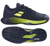 Kinder Tennisschuhe Babolat PROPULSE Clay junior 3 black aero -2036 Kinder Tennisschuhe Babolat PROPULSE Clay junior 3 black aero -2036