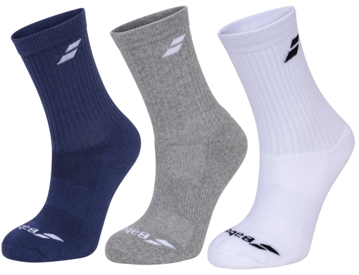 Tennis Socken Babolat 3 Pairs Pack Socks 5UB1371-1033