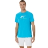 Tennis T-Shirt Asics Court Graphic Tee 2041A304-418 blau