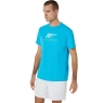 Tennis T-Shirt Asics Court Graphic Tee 2041A304-418 blau