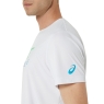 Tennis T-Shirt Asics Court Graphic Tee 2041A304-106 weiss