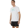 Tennis T-Shirt Asics Court Graphic Tee 2041A304-106 weiss