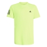 Herren Tennis T-Shirt Adidas Club 3 Stripes T-Shirt IS8110 grün