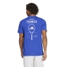 Herren T-Shirt Adidas Tennis Graphic Tee IY8330 blau