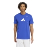 Herren T-Shirt Adidas Tennis Graphic Tee IY8330 blau