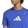 Herren T-Shirt Adidas Tennis Graphic Tee IY8330 blau