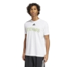 Herren T-Shirt Adidas Hivis Graphic Tee IW0142 weiss