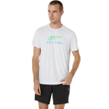 Tennis T-Shirt Asics Court Graphic Tee 2041A304-106 weiss