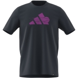 Herren T-Shirt Adidas Tennis 3S Graphic Tee IW0150 blau